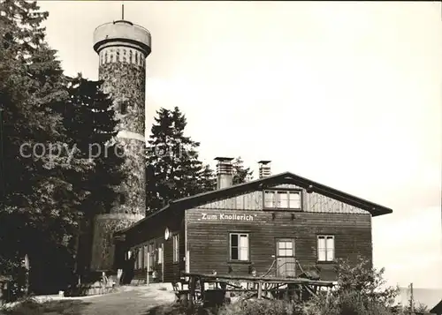 Sieber Schutzhuette Zum Knollerich Turm Kat. Herzberg am Harz