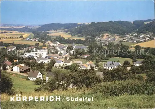 Koerperich Eifel Stadtansicht Kat. Koerperich
