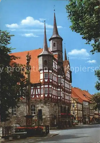 Duderstadt aeltestes Rathaus Kat. Duderstadt