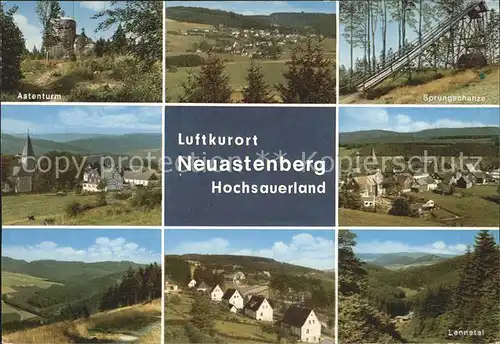 Neuastenberg Lennetal Sprungschanze Astenturm Kat. Winterberg