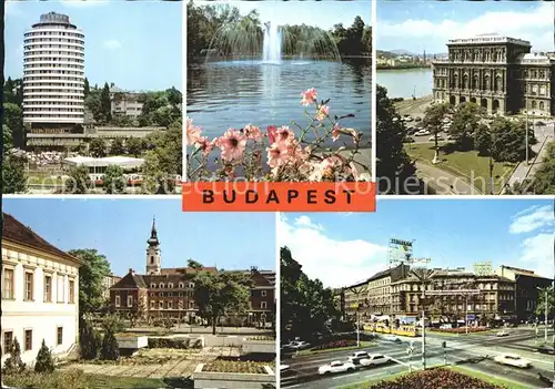 Budapest Kirche Platz Hochhaus Kat. Budapest