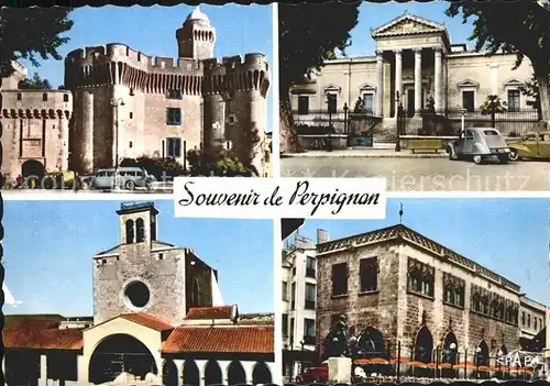 Perpignan Marktplatz Festung  Kat. Perpignan