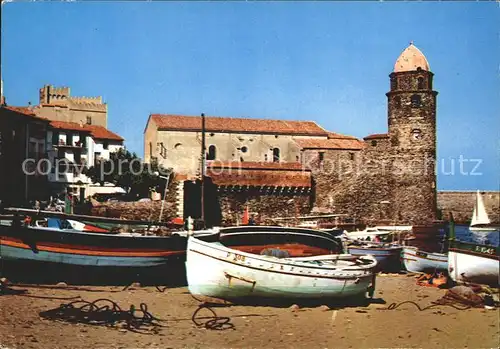 Collioure Kirche am Hafen Kat. Collioure