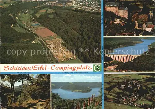 Schleiden Eifel Campingplatz Fliegeraufnahme Kat. Schleiden
