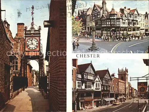 Chester Cheshire Clock Tower The Cross  / Chester /Cheshire CC