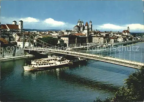Passau Donaubruecke Kat. Passau