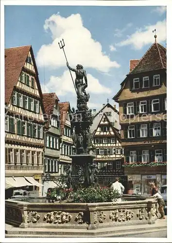 Tuebingen Marktbrunnen Kat. Tuebingen