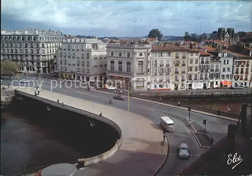 Bayonne Pyrenees Atlantiques Le Pont sur la Nive Kat. Bayonne