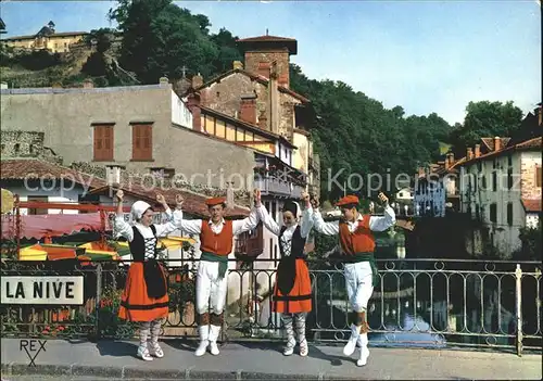 Saint Jean Pied de Port Danseurs Basques Kat. Saint Jean Pied de Port