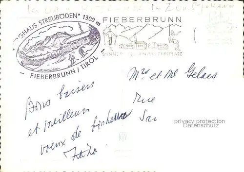 Fieberbrunn Tirol Berghaus Streuboden Kat. Fieberbrunn