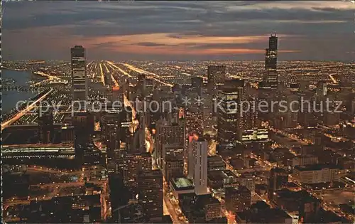 Chicago Park View from John Hancock Building Kat. Chicago Park