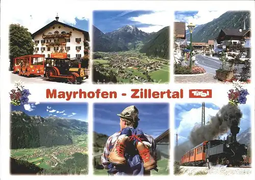 Mayrhofen Zillertal Eisenbahn Kat. Mayrhofen