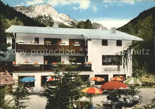 Maria Gern Gaststaette Cafe Theresienklause Kat. Berchtesgaden