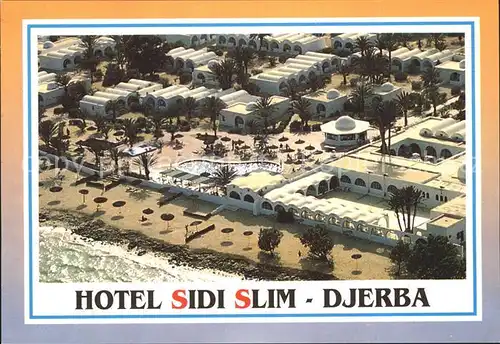 Djerba Hotel Sidi Slim Fliegeraufnahme Kat. Djerba