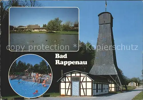 Bad Rappenau Teich Schwimmbad Turm Kat. Bad Rappenau