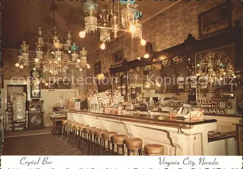 Virginia City Nevada Crystal Bar Kat. Virginia City