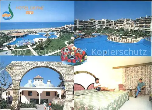 Antalya Hotel Defne Star Swimmingpool Torbogen Zimmer Kat. Antalya