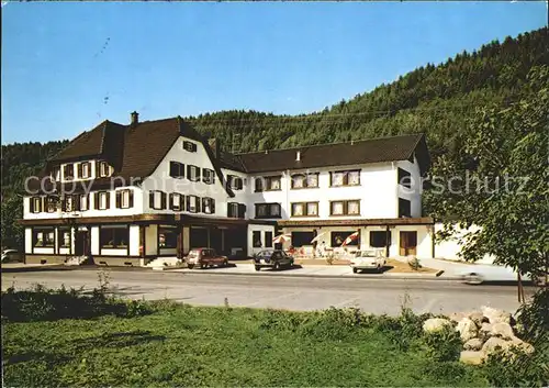 Huzenbach Hotel Cafe Baeren mit Gaestehaus Kat. Baiersbronn