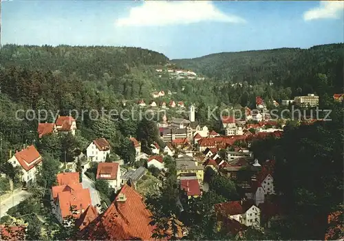 Triberg Schwarzwald Totalansicht Kat. Triberg im Schwarzwald