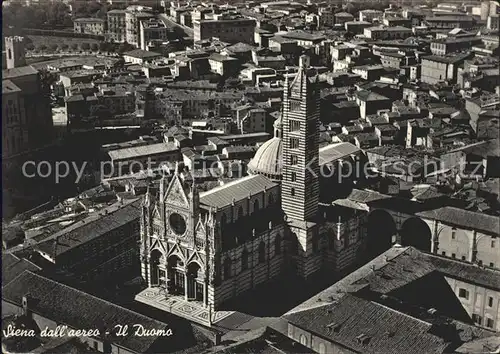 Siena Il Duomo Fliegeraufnahme Kat. Siena