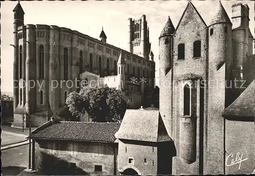 Albi Tarn Basilique Sainte Cecile et l Archeveche Kat. Albi