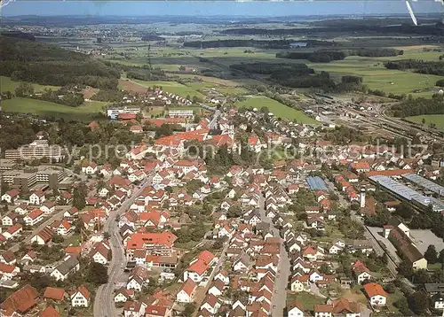 Aulendorf Fliegeraufnahme Kat. Aulendorf