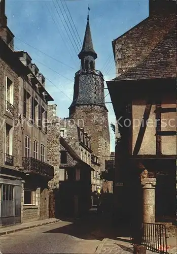 Dinan Cite Medievale La tour de l horloge Kat. Dinan