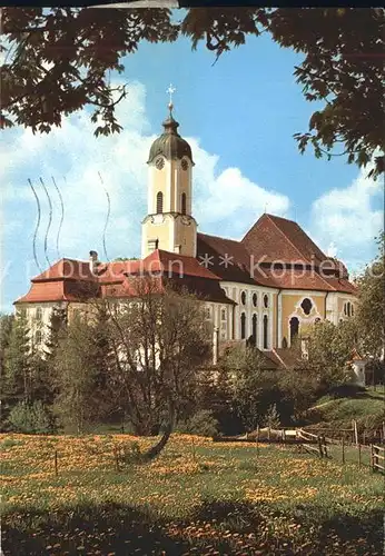 Wies Steingaden Die Wies Wallfahrtskirche zum gegeisselten Heiland Kat. Steingaden