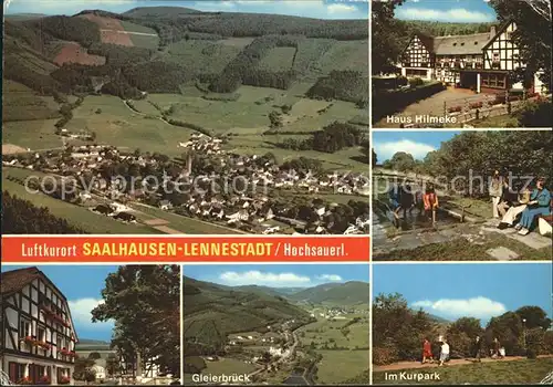 Lennestadt Total Haus Hilmeke Wassertreten Gleierbrueck Im Kurpark Kat. Lennestadt
