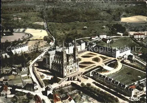 La Chapelle Montligeon Cathedrale Vue generale aerienne Kat. La Chapelle Montligeon