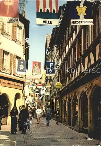 Strasbourg Alsace La Rue des Orfevres dans la vieille ville Kat. Strasbourg