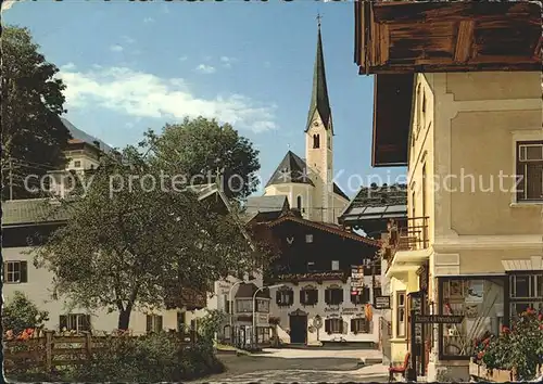 Kirchberg Tirol Dorfmotiv Kirche Kat. Kirchberg in Tirol