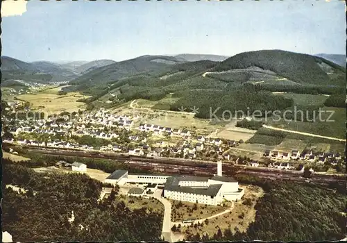 Altenhundem Fliegeraufnahme mit Maria Koenigin Kat. Lennestadt