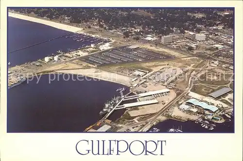 Gulfport Fliegeraufnahme State Dochs Kat. Gulfport
