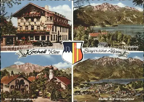 Kochel See Schmied von Kochel Hotel Herzogstand Kochelsee Kat. Kochel a.See