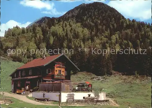 Scheffau Wilden Kaiser Alpengasthof Walleralm Kat. Scheffau am Wilden Kaiser