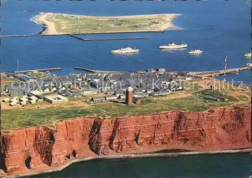 Helgoland Fliegeraufnahme Oberland und Duene / Helgoland /Pinneberg LKR