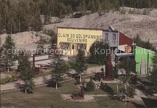 Dawson City Claim 33 Goldpannign Souvenirs Kat. Dawson City