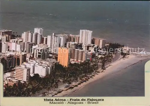 Maceio Fliegeraufnahme Praia de Pajucara Kat. Maceio