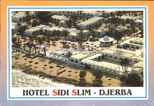 Djerba Hotel Sidi Slim Fliegeraufnahme Kat. Djerba