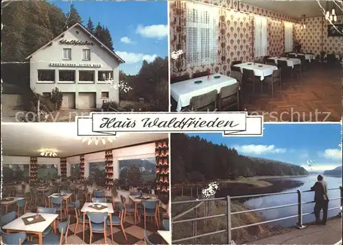 Marienheide Cafe Restaurant Waldfrieden Kat. Marienheide