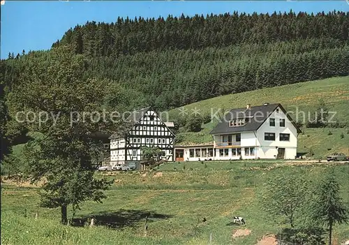 Girkhausen Bad Berleburg Pension Hof Dambach Kat. Bad Berleburg