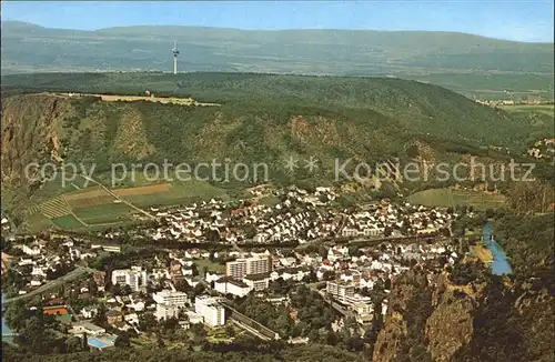 Bad Muenster Stein Ebernburg Fliegeraufnahme mit Rotenfels Kat. Bad Muenster am Stein Ebernburg