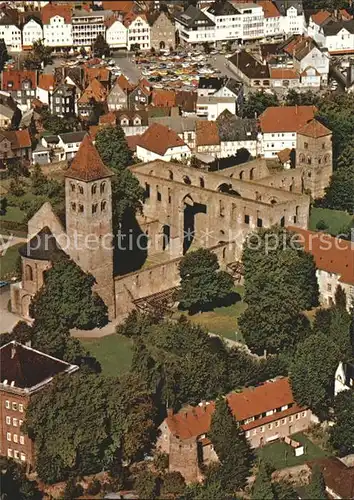 Bad Hersfeld Fliegeraufnahme Verwaltung der Staatlichen Schloesser und Gaerten Hessen Kat. Bad Hersfeld