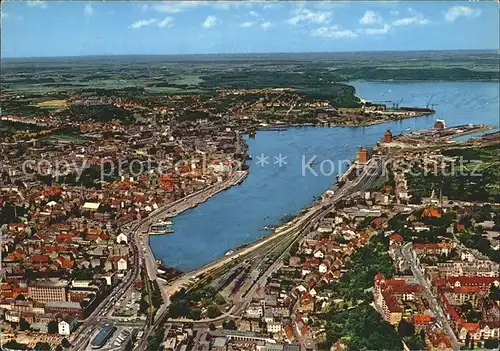 Flensburg Stadt Forde Fliegeraufnahme Kat. Flensburg
