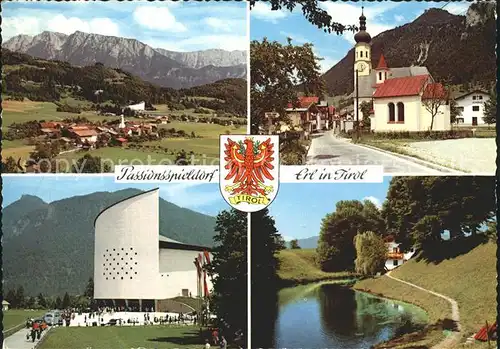Erl Tirol Passionsspieldorf Kirche  Kat. Erl