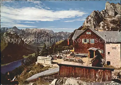 Erfurterhuette Achensee Karwendel Hochgebirge Kat. Eben am Achensee