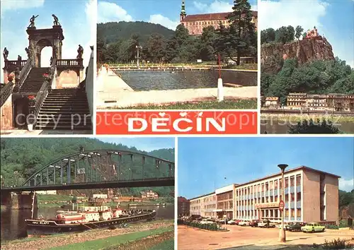 Decin Boehmen Budova CSPLO Ruzova zahrada  Kat. Decin