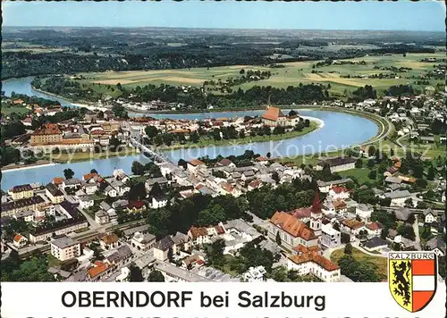 Oberndorf Salzburg Fliegeraufnahme Kat. Oberndorf bei Salzburg