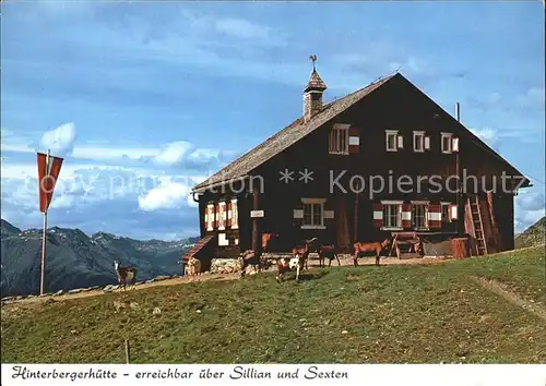 Sillian Tirol Hinterbergerhuette  Kat. Sillian Osttirol